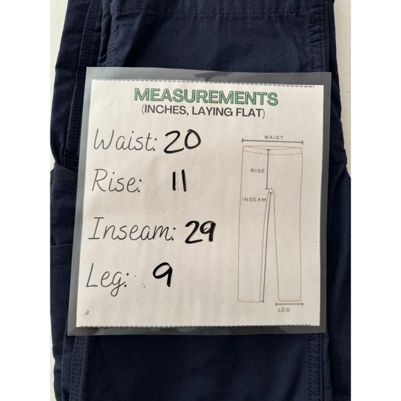Carhartt NWOT Sz 16W Short Navy Women Rugged Flex Canvas Work Pants - Picture 2 of 16